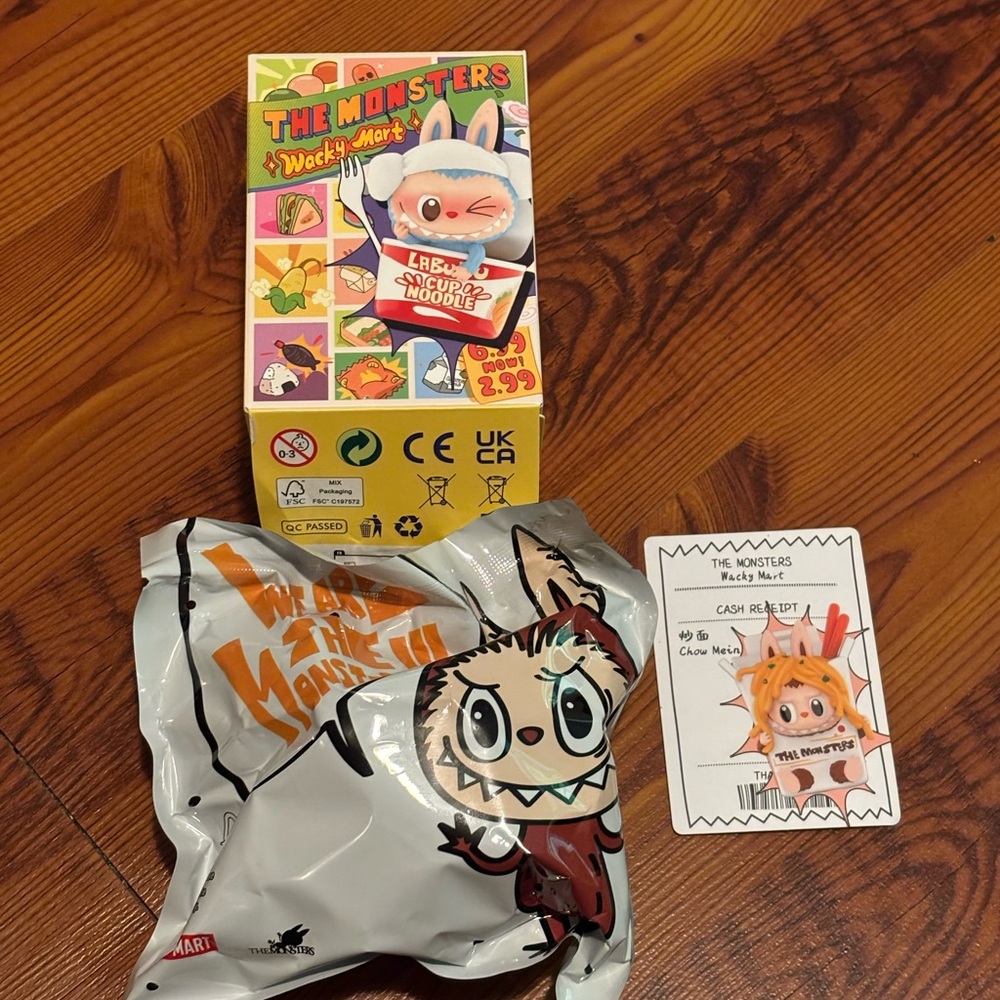 POP MART Wacky Mart Labubu CONFIRMED CHOW MEIN Authentic
